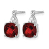 Gemstone and Diamond Earrings