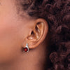 Gemstone and Diamond Earrings