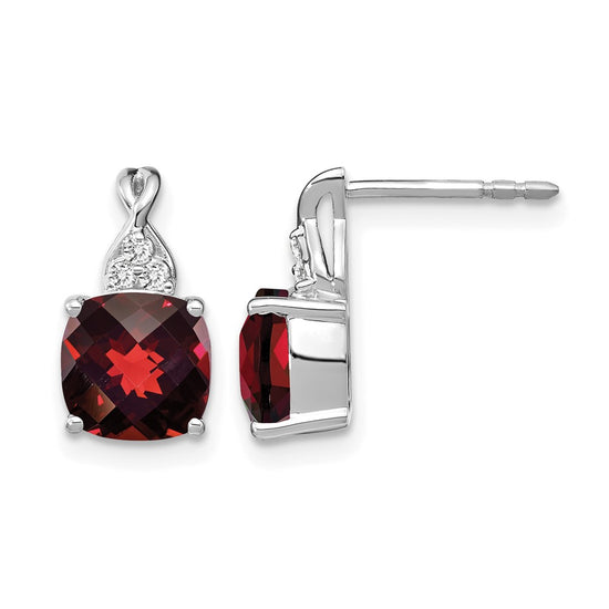 Gemstone and Diamond Earrings