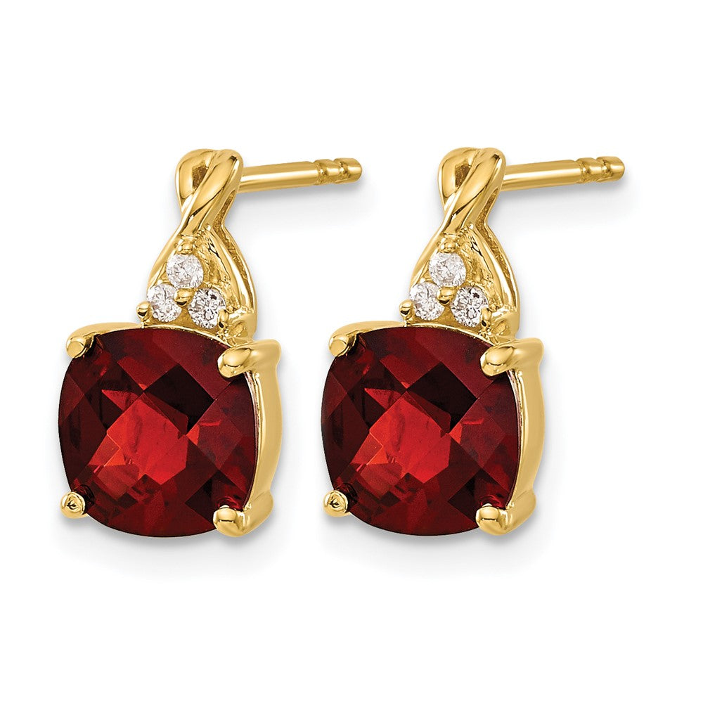 Gemstone and Diamond Earrings