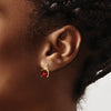 Gemstone and Diamond Earrings