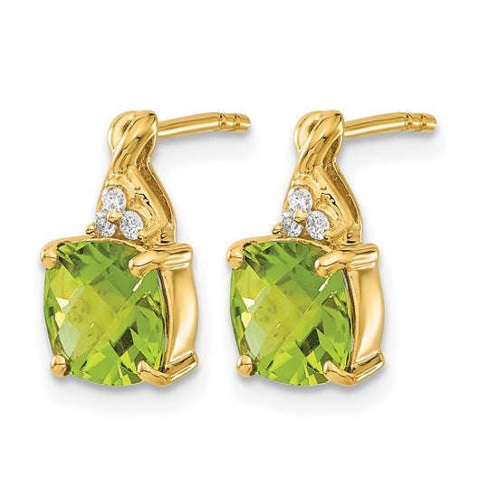 Gemstone and Diamond Earrings