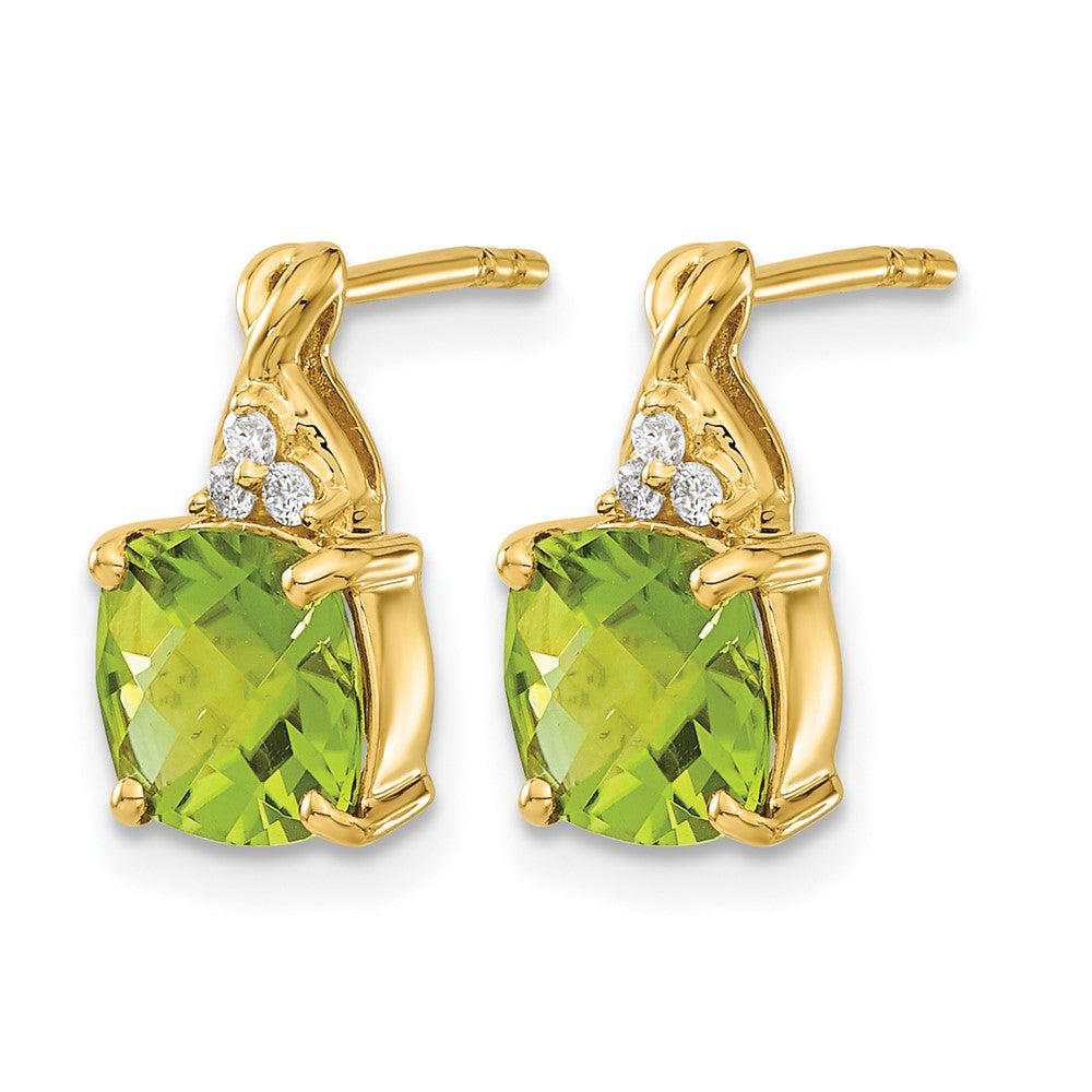 Gemstone and Diamond Earrings