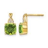 Gemstone and Diamond Earrings