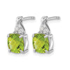 Gemstone and Diamond Earrings