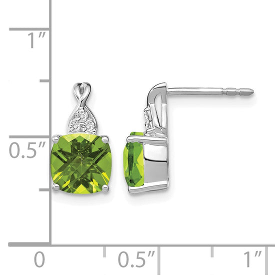 Gemstone and Diamond Earrings