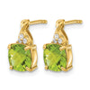 Gemstone and Diamond Earrings