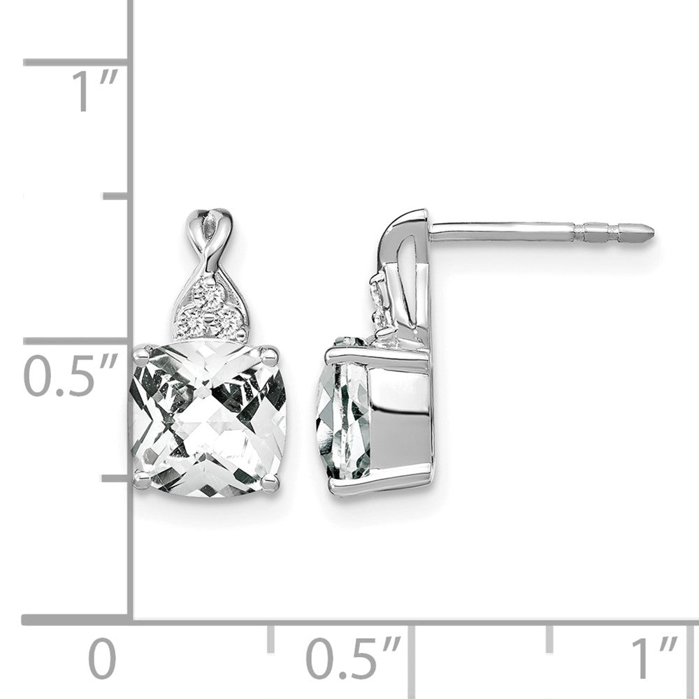 Gemstone and Diamond Earrings