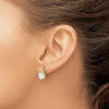 Gemstone and Diamond Earrings
