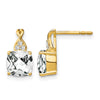 Gemstone and Diamond Earrings