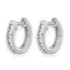 Diamond Hinged Hoop Earrings