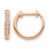 Diamond Hinged Hoop Earrings