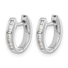 Diamond Hinged Hoop Earrings
