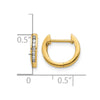 Diamond Hinged Hoop Earrings