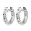 Gold Diamond Hinged Hoop Earrings