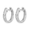 Diamond Hinged Hoop Earrings