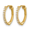Diamond Hinged Hoop Earrings