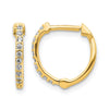 Diamond Hinged Hoop Earrings