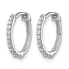 Diamond Hinged Hoop Earrings