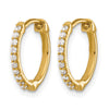 Diamond Hinged Hoop Earrings