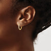 Diamond Hinged Hoop Earrings