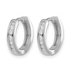 Diamond Hinged Hoop Earrings