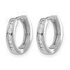 Diamond Hinged Hoop Earrings