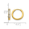 Diamond Hinged Hoop Earrings