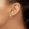 Diamond Hinged Hoop Earrings