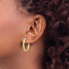 Diamond Hinged Hoop Earrings