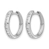 Diamond Hinged Hoop Earrings