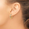 Diamond Hinged Hoop Earrings