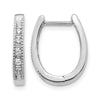 Diamond Hinged Hoop Earrings