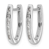 Diamond Hinged Hoop Earrings