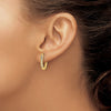 Diamond Hinged Hoop Earrings