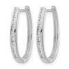 Diamond Hinged Hoop Earrings