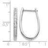 Diamond Hinged Hoop Earrings