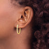 Diamond Hinged Hoop Earrings