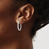 Diamond Hinged Hoop Earrings