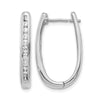 Diamond Hinged Hoop Earrings