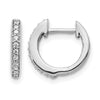 Diamond Hinged Hoop Earrings