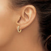 Diamond Hinged Hoop Earrings