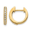 Diamond Hinged Hoop Earrings