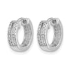 Diamond Hinged Hoop Earrings