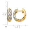 Diamond Hinged Hoop Earrings