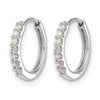 Diamond Hinged Hoop Earrings