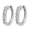 Diamond Hinged Hoop Earrings