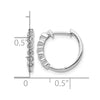 Diamond Hinged Hoop Earrings