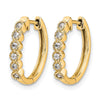 Diamond Hinged Hoop Earrings