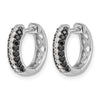 Diamond Hinged Hoop Earrings
